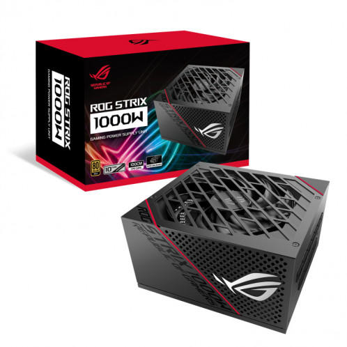 Asus Bloc d'alimentation ROG Strix 1000 + câble 16Pin, gold 864348-015