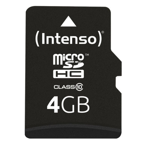 Intenso microSDHC 4GB C10 avec adapt. 405932-04
