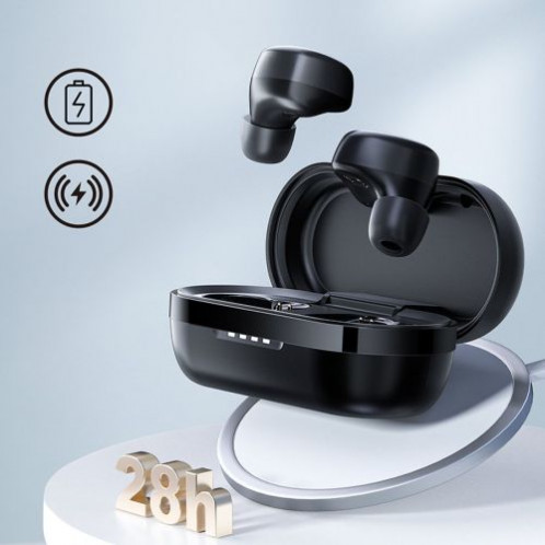 Joyroom Earphone Bluetooth True Wireless BT 5.1 TWS, AAC, SBC, TWS, HSP, HFP, A2DP, AVRCP, Black (JR-TL1-PRO) DO1113520-08
