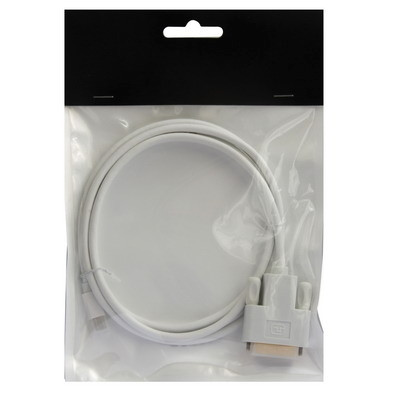 Mini DisplayPort vers DVI 24 + 1 Adaptateur de câble mâle, Longueur de câble: 1.8M (Blanc) SM0225-05