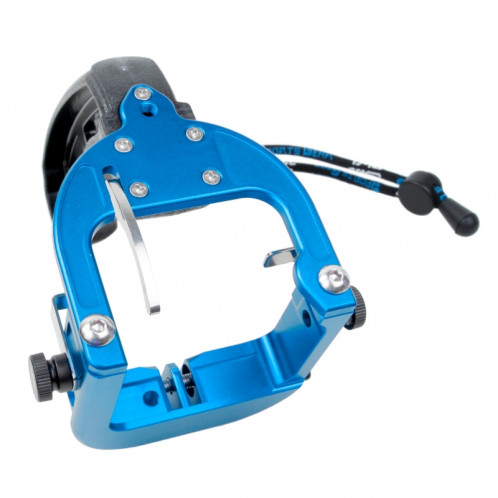 TMC P4 Trigger Handheld Grip CNC Montage sur poteau en métal pour GoPro HERO4 / 3 + (Bleu) ST023L5-00