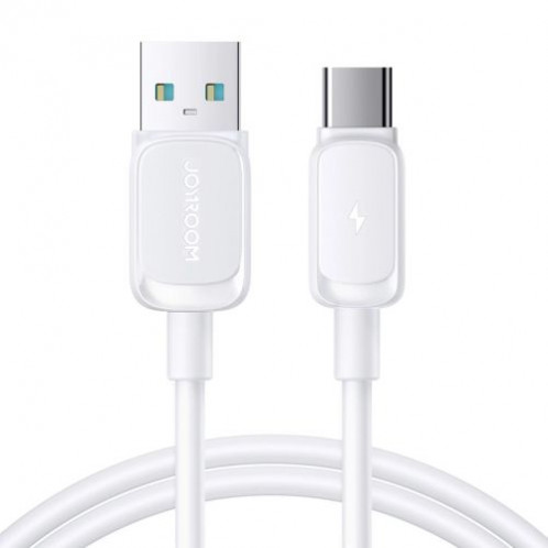 Joyroom USB Type-C Cable Multi-Color Series A14, 480mb/s, 3A, 1.2m, White (S-AC027A141W) DO112354-01