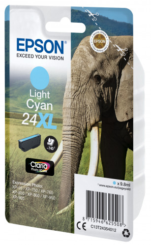 Epson XL light cyan Claria Home HD T 2435 267878-00