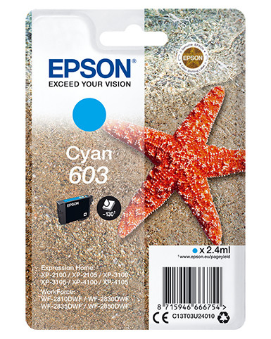 Epson cyan 603 T 03U2 489715-02