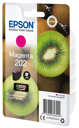 Epson magenta Claria Premium 202 T 02F3 322653-06