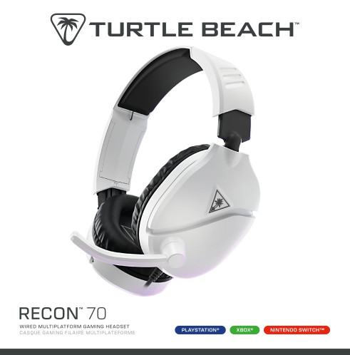 Turtle Beach Ear Force Recon 70P blanc 2024 170090-06
