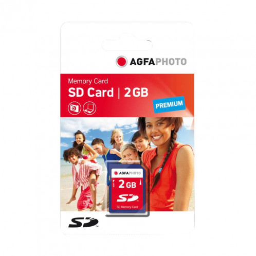 AgfaPhoto SD carte 2GB 133x Premium 136782-02