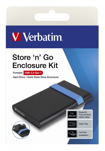 Verbatim Boitier pour disque dur Keypad Access 2,5 USB 3.2 Gen 1 652745-012