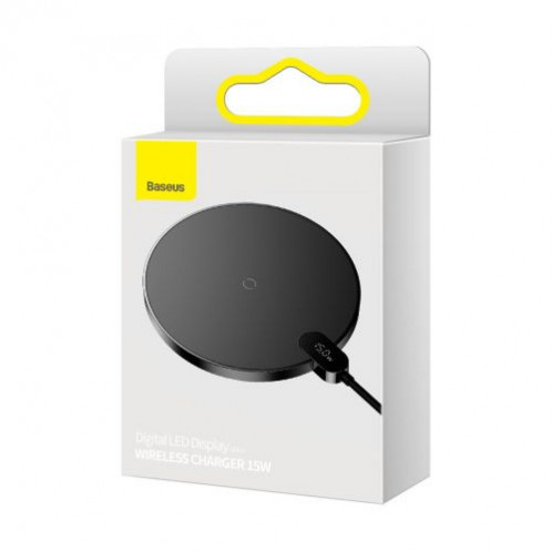 Baseus Wireless Charger Gen 2 Digital LED Display 15W Black (CCED000001) DA991903-017