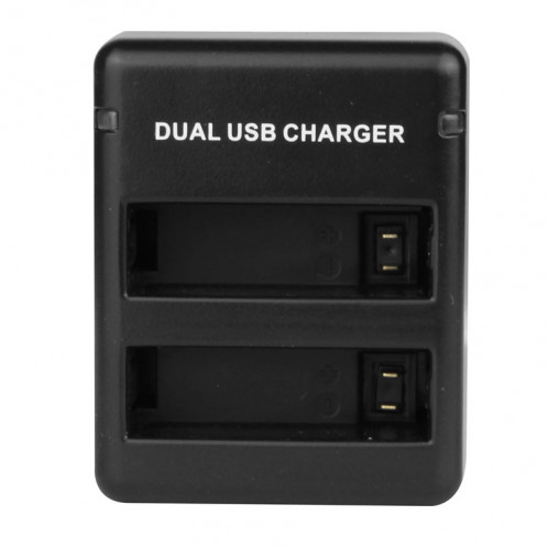 Chargeur de voyage à double batterie USB pour GoPro Hero 4 (AHDBT-401) (Noir) SC565B0-06