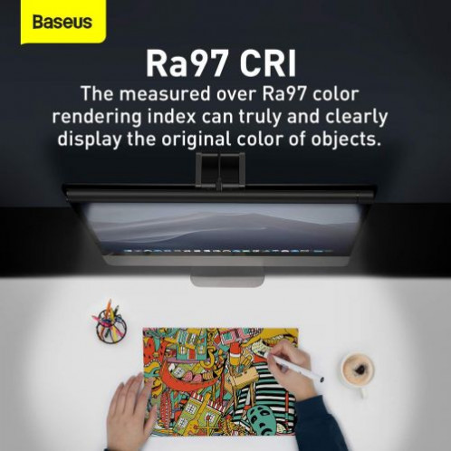 Baseus Home i-wok series USB Asymmetric Light Source Screen Hanging Light Pro Black (DGIWK-P01) DA2560695-017