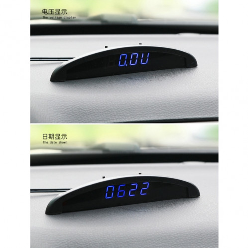 Horloge Thermomètre à affichage numérique LED 2 en 1 SH8640-08