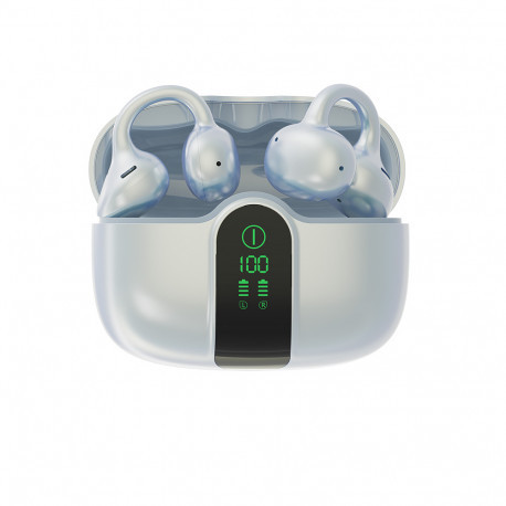 Blackview AirBuds 15 (Bluetooth 6.0 Ecran d'Affichage Reduction de Bruit) Blanc BAIR15_WHI-01