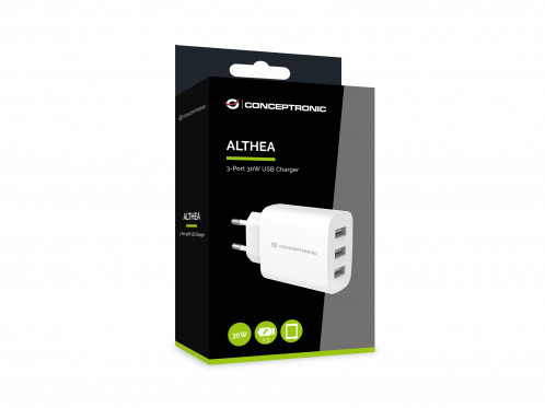 Conceptronic ALTHEA13W Chargeur USB 30W 3-port 883409-05