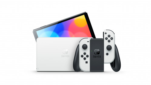 Nintendo Switch OLED weiß inkl Super Mario Bros u Switch Online 121762-015