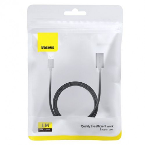 Baseus AirJoy Series USB 3.0 Extension cable 1m, Black (B00631103111-00) DA315730-04