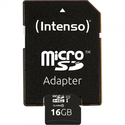 Intenso microSDHC Card 16GB Class 10 UHS-I Premium 115677-04