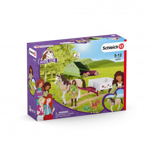 Schleich Club hippique 42533 Aventure au camping de Sarah 628007-09