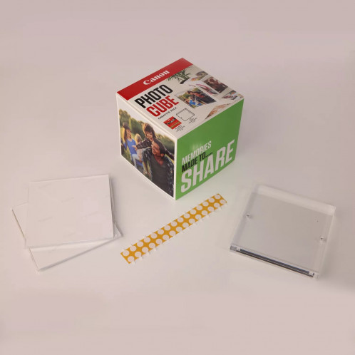 Canon PP-201 13x13 cm Photo Cube Pack créatif, blanc vert 40f. 837265-05