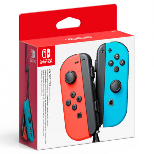 Nintendo Lot de 2 Joy-Con Neon-Rouge / Neon-Bleu 270601-06