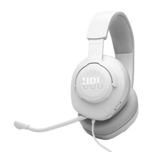 JBL Quantum 100M2 Headphone Wired Gaming Headset with Microphone, White EU DB2900801-05