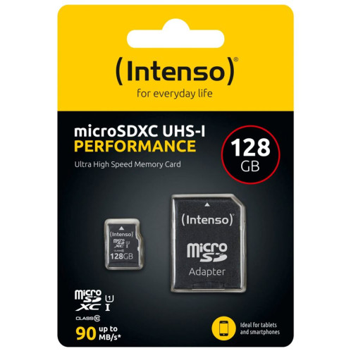 Intenso microSDXC 128GB C10 UHS-I U1 Performance Adapter 699589-01