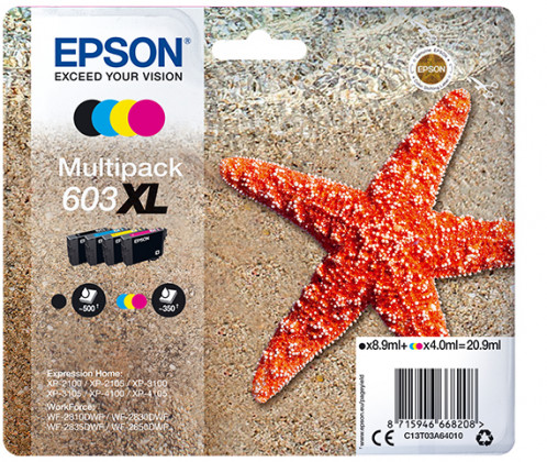 Epson Multipack 4 couleurs 603 XL T 03A6 490044-03