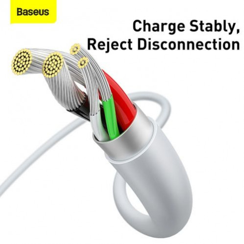Baseus Micro USB Superior cable, fast charging cable 2A 1m White (CAMYS-02) DA13825-015