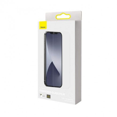 Baseus iPhone 12 Pro Max 0.3 mm Full-glass Tempered Glass (2pcs) White (SGAPIPH67N-LS02) DA147469-011