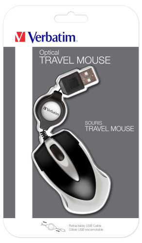 Verbatim Go Mini Optical Travel souris noir 49020 526570-05