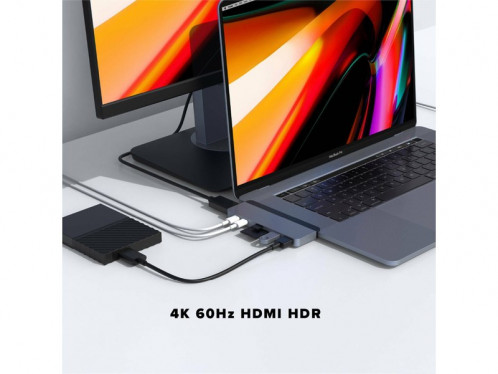 HyperDrive DUO 7-in-2 Dock pour MacBook Pro / Air Argent ADPHDS0027-04