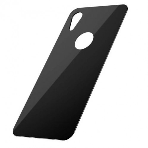 Baseus iPhone Xr 0.3 mm Full coverage curved T-Glass rear Protector Black (SGAPIPH61-BM01) DA012996-09