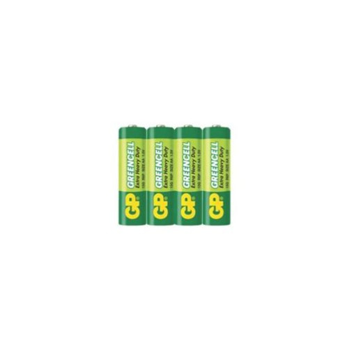 GP Battery (AA) GREENCELL Zink carbon R6/AA 15G-S4 (4 batteries / shrink) 1.5V DP040542-01