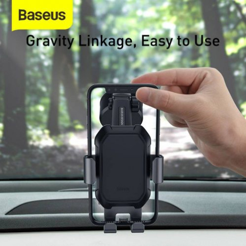 Baseus Car Mount Tank Gravity Phone holder with suction base Tarnish Black (SUYL-TK01) DA866177-018