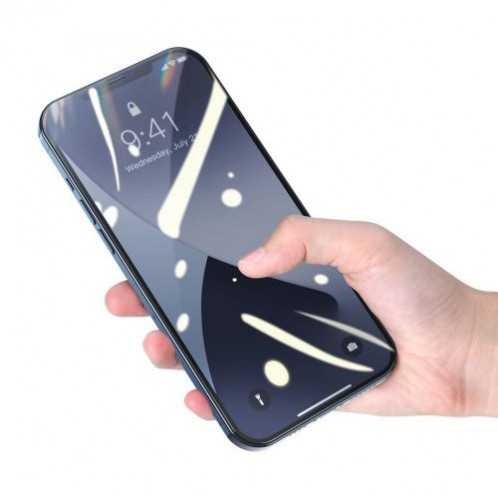 Baseus iPhone 12 mini 0.25 mm Full-screen full-glass Tempered Glass (2pcs) Black (SGAPIPH54N-KC01) DA18154-016