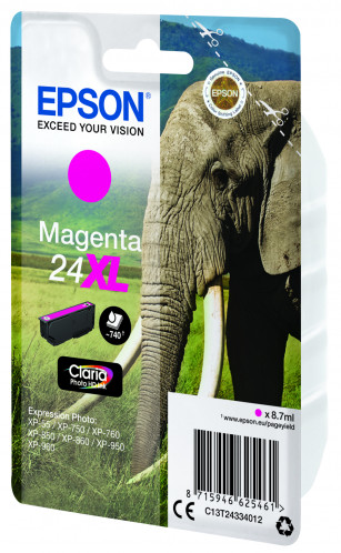 Epson XL magenta Claria photo HD T 243 T 2433 267864-05