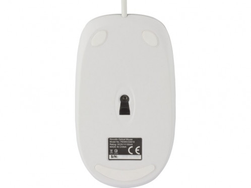 Novodio Optical Mouse USB-A Argent Souris optique filaire 1600 DPI Mac/PC PENNVO0015-02