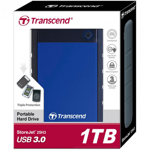 Transcend StoreJet 25H3 2,5 1TB USB 3.1 Gen. 1 855155-04