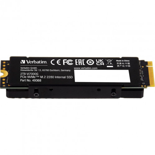 Verbatim Vi7000G M.2 SSD 2TB PCIe NVMe 49368 793172-06