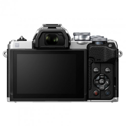 Olympus OM-D E-M10 Mark IV Kit + 14-42 Pancake Zoom argent 574387-06