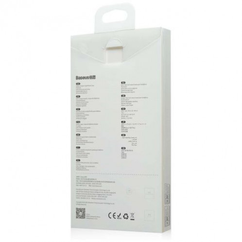 Baseus iPhone 13 Pro case Liquid Silica Gel Protective White (ARYT000402) DA190493-019