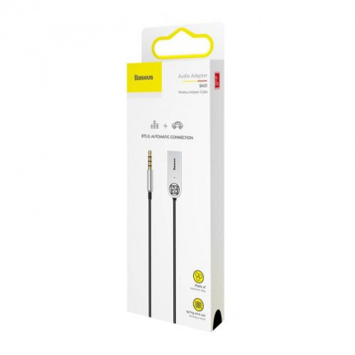 Baseus Converter BA01 USB + Wireless adapter to 3.5mm Jack, cabel Black (CABA01-01) DA603443-08
