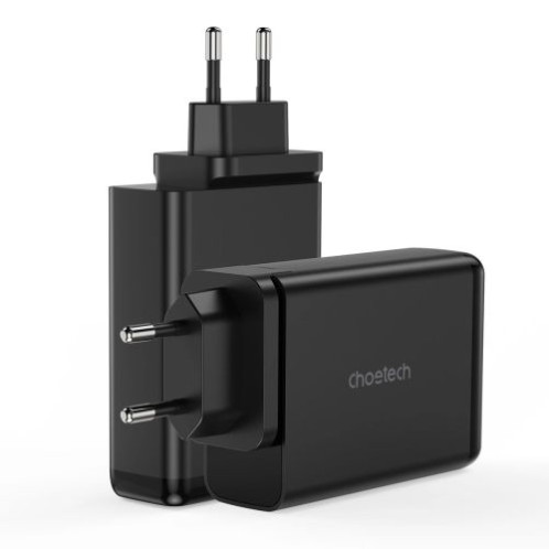 Choetech charger GaN 140W 4 ports (2x USB C, 2x USB) black (PD6005) DH3958711-02