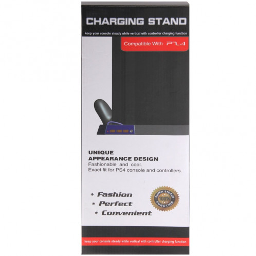 Chargeur Stand USB Double Cooling Fan Controller Stand Holder Refroidisseur pour PS4 Console Cooler (Noir) SC0009-07