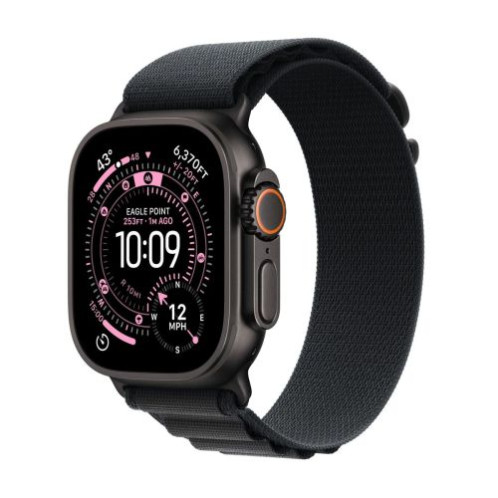 Apple Watch Ultra 3 (2025) GPS + Cellular 5G 49mm Black Titanium Case with Black Alpine Loop Large EU MF0X4 DP64300996-01