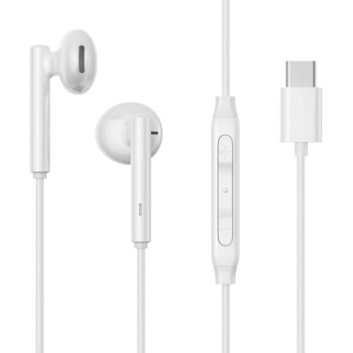 Joyroom Earphone Wired In-Ear Headphones with Remote and Microphone, Type-C USB, White EU (JR-EC05) DO255135-03