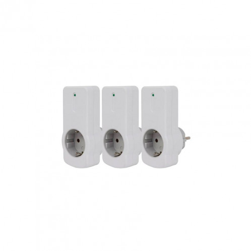 REV Set de prises radiocomm. 3+1, blanc 00834514 559566-02
