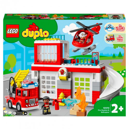 LEGO Duplo 10970 Caserne et hélicop. des pompiers 688977-06