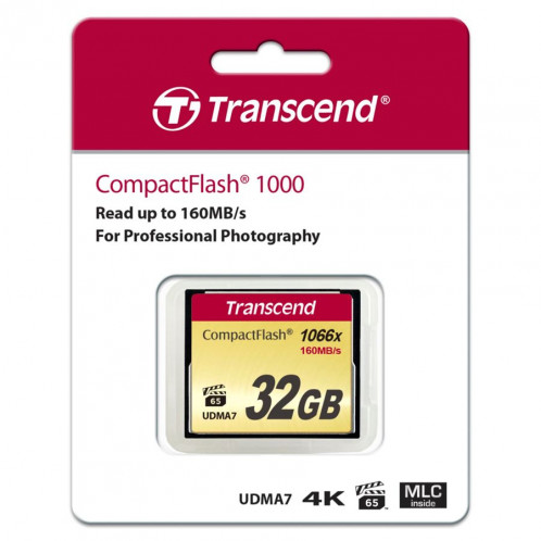 Transcend Compact Flash 32GB 1000x 656789-04