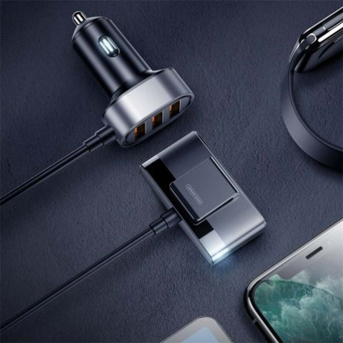 Joyroom Car Charger 5-in-1, U+U+U+U+U 31W, Black (JR-CL03) DO475283-013